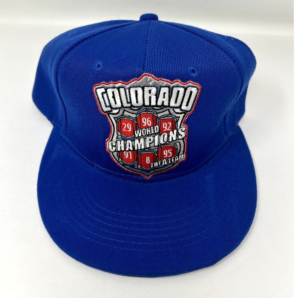 Colorado World Champions "The A Team" Hat Cap Royal Blue – One Size Fits Most
